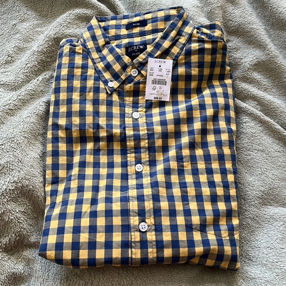 J. Crew Factory NWT Long Sleeve Button Down Shirt - Picture 4 of 4